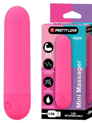 STEFAN, Mini massager, 10 vibration functions