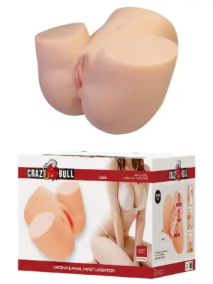 Crazy Bull Liora Vibrating Vagina & Anal Masturbator – Flesh