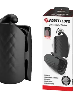 PRETTY LOVE - Black Glans Trainer, 10 vibration functions