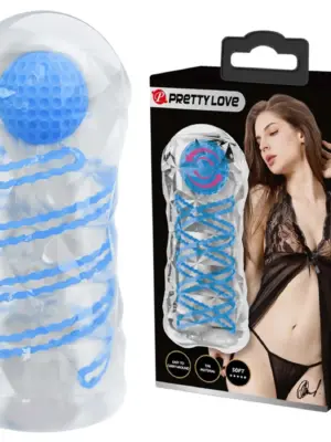 PRETTY LOVE - Transparent masturbator,TPR