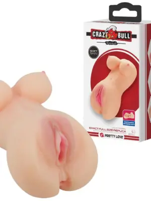 Masturbator Realistyczny z Podwójną Penetracją CRAZY BULL Hannah