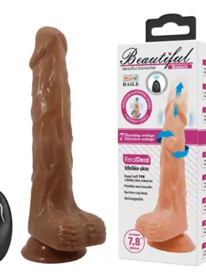 BAILE - Bodach 7,8'', 7 vibration functions 7 rotation functions Thrusting Wireless remote control Suction base