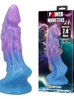 Dildo Silikonowe Potwór z Atlantydy 19 cm