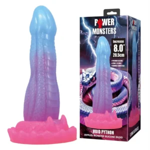 Power Monsters Void Python – 20.5 cm Rippled Monster Silicone Dildo