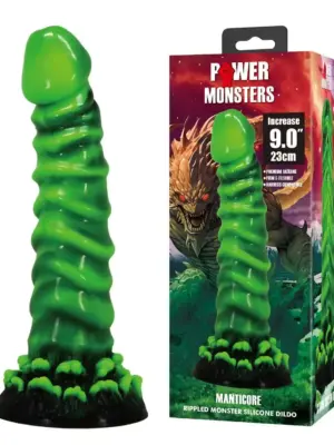 Dildo Silikonowe Potężnie Teksturowane Manticore 23 cm