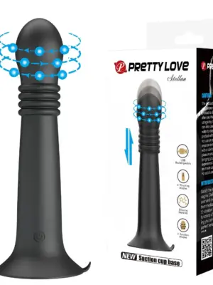 Pretty Love Stellan Thrusting & Rotating Wand Massager – 23 cm