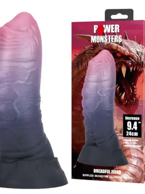 Dildo Silikonowe z Teksturą Macka 24 cm