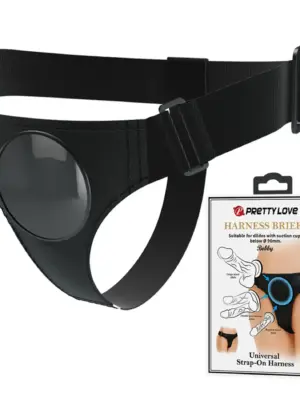 PRETTY LOVE - HARNESS BRIEFS- Bobby, Universal Strap-On Harness