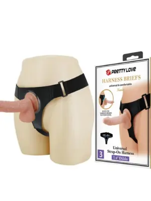 Uprząż Strap-On z Dildem 7.2'' Realistyczny Design - Kevin