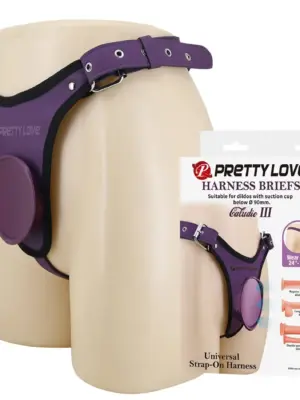 Pretty Love Caldric III Purple Universal Harness Briefs