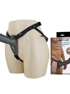Pretty Love Landon Hollow Strap-On Harness Dildo