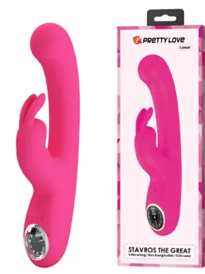 PRETTY LOVE - Lamar Pink, 10 vibration functions 9 speed levels