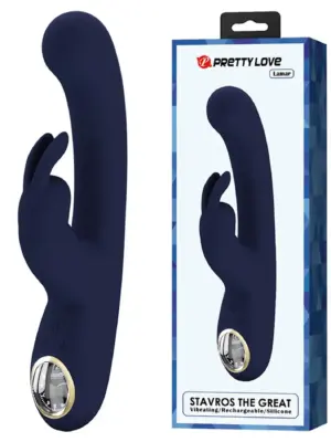 PRETTY LOVE - Lamar Blue, 10 vibration functions 9 speed levels