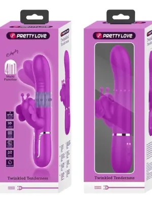 Pretty Love Butterfly Clit Vibrator Pink