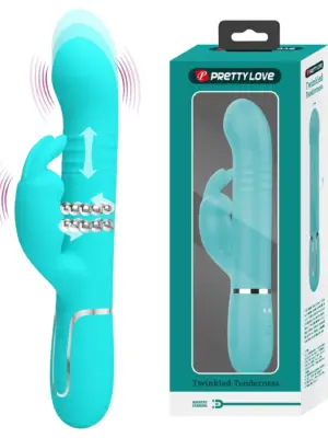 PRETTY LOVE - Coale Twinkled Tenderness, 7 vibration functions 4 rotation functions 4 thrusting settings