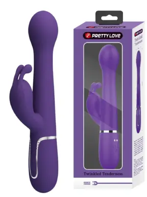 PRETTY LOVE - Dejon dark Purple, 7 vibration functions 4 thrusting settings 4 rotation functions