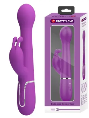 PRETTY LOVE - Dejon Purple, 7 vibration functions 4 thrusting settings 4 rotation functions