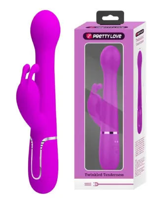PRETTY LOVE - Dejon Twinkled Tenderness Purple, 7 vibration functions 4 thrusting settings 4 rotation functions