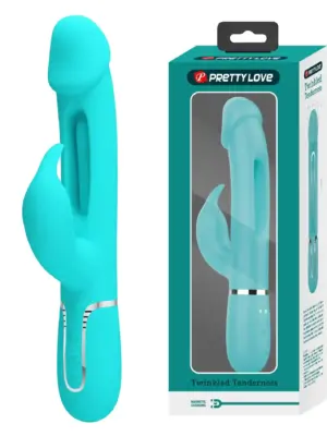PRETTY LOVE - Kampas Green, 7 vibration functions 4 licking settings