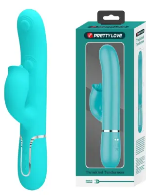 PRETTY LOVE - Gigi light blue, 7 thumping functions 7 licking modes