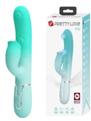 PRETTY LOVE - Gigi,7 thumping functions 7 licking modes, Silicone