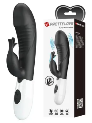 Wibrator Dwufunkcyjny Pretty Love Rasmussen (Black Edition)
