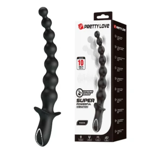 Pretty Love Dedron 10" Vibrating Anal Beads