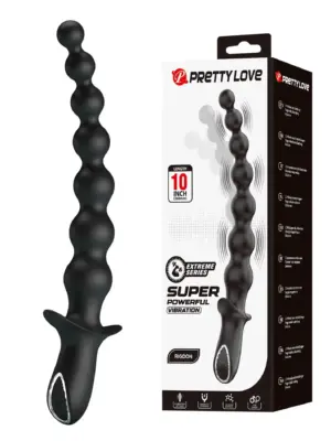 Pretty Love Dedron 10" Vibrating Anal Beads