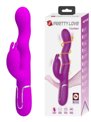 Pretty Love Laursen Purple Waving & Vibrating Rabbit Vibrator