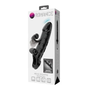 PRETTY LOVE - ROMANCE - VIBRATING PENIS SLEEVE BLACK