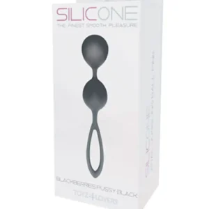 Kulki-PALLINE BLACKBERRIES PUSSY SILICONE BLACK