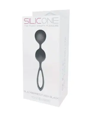Kulki-PALLINE BLACKBERRIES PUSSY SILICONE BLACK