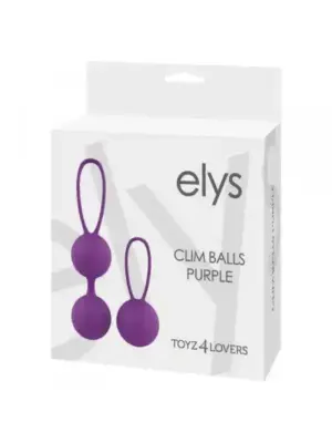 Kulki ELYS - Clim Balls Silikonowe Medyczne Fioletowe