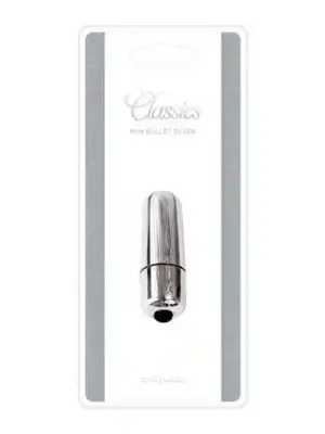 Wibrator-MINI VIBRATORE BULLET CLASSICS SILVER