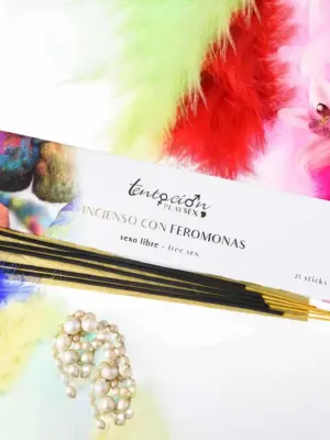 PACK OF 25 INCENSE STICKS WITH PHEROMONES AROMA FREE SEX TENTACIÓN PLAY SEX