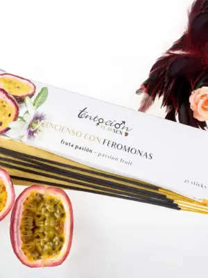 PACK OF 25 INCENSES WITH PHEROMONES AROMA PASSION FRUIT TENTACIÓN PLAY SEX