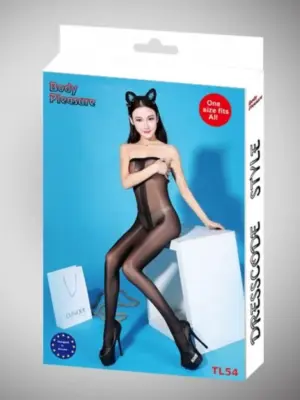 Body Pleasure - Bodystocking TL54 White One size