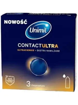Prezerwatywy Unimil Contact Ultra BX3