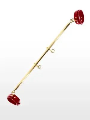 Spreader Bar with Ankle Cuffs Red
