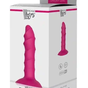 CHEEKY LOVE TWISTED PLUG WITH SUCTION CU