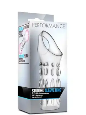 PERFORMANCE STUDDED SLEEVE RING CLEAR