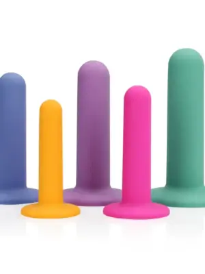Silicone Vagina Dilator Set - Multicolor