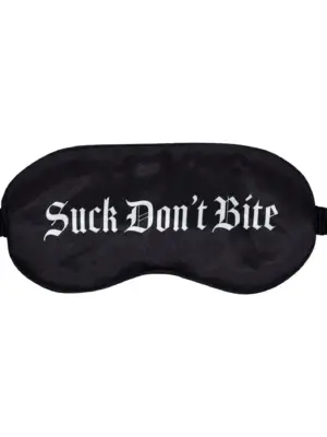 Suck Don't Bite - Printed Satin