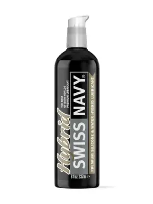 Hybrid - Premium Silicone and Water Hybrid Lubricant - 8 fl oz / 237 ml