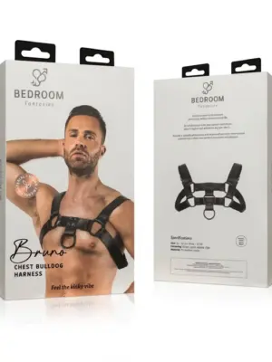 Bedroom Fantasies - Bruno Bondage Harness Black