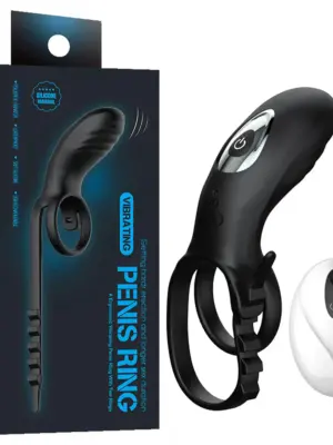 AdjustableDouble cockring with remote