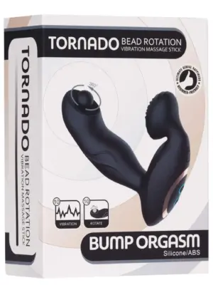 Masażer prostaty Tornado z obrotem i wibracją
