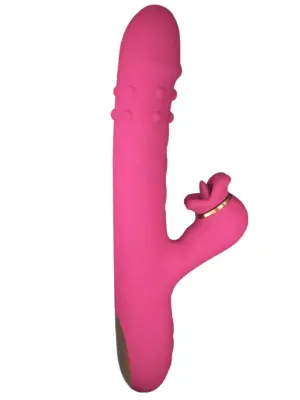 Wibrator Silikonowy - 7 funkcji obrotowych i 7 funkcji lizania