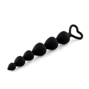 Anal Beads Black Heart