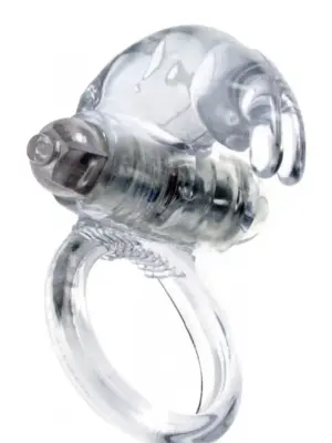 Pierścień-Rabbit Vibro CockRing Clear